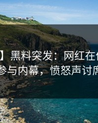【爆料】黑料突发：网红在傍晚时刻被曝曾参与内幕，愤怒声讨席卷全网