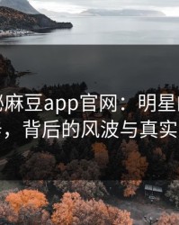 独家揭秘麻豆app官网：明星的贵宾室秘辛，背后的风波与真实角色